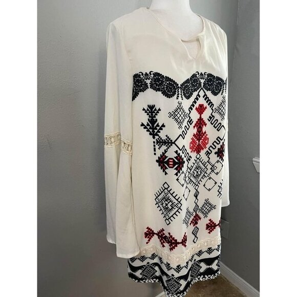 Taylor And Sage Boho Style Short Dress In Size Large NWT - Picture 4 of 7